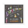 Science Paper Napkin Experiment Lab Birthday Party