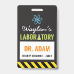 Science Party ID Badge  Scientist Badge<br><div class="desc">Science party ID badge,  perfect addition for your little scientists' next birthday experiment.</div>