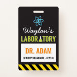 Science Party ID Badge  Scientist Badge<br><div class="desc">Science party ID badge,  perfect addition for your little scientists' next birthday experiment.</div>