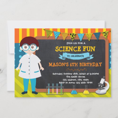 Science Party Invitation
