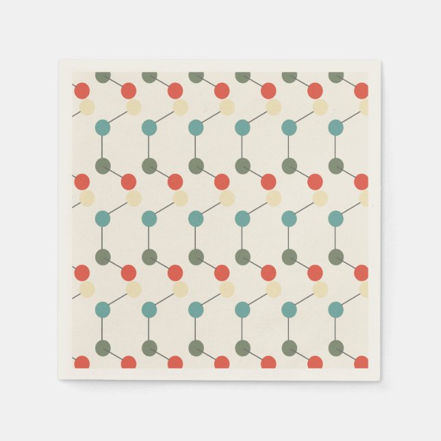 Science Party Mad Scientist Party Birthday Napkins (Front)
