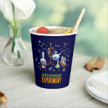 Science Party Paper Cups<br><div class="desc">Welcome your little scientists to a fantastic science-themed kids' birthday party with our Chemistry Set Paper Cups! This captivating cup features a chemistry set design with neon-colored accents, setting the perfect tone for your science celebration. Hang it at the entrance to greet your guests and excite them for a day...</div>