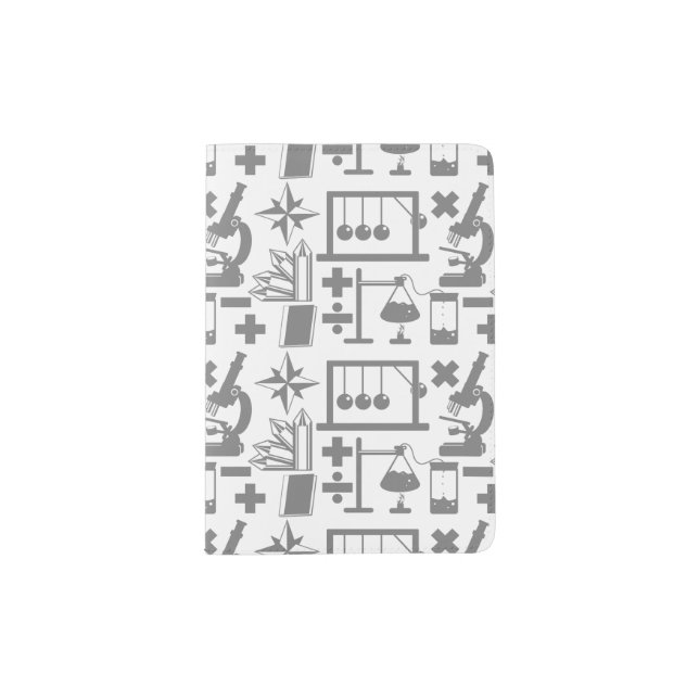 Science Pattern Passport Holder (Front)