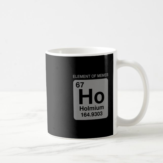 Science Periodic Table 67 Meme Element Of Memes 6  Coffee Mug (Right)