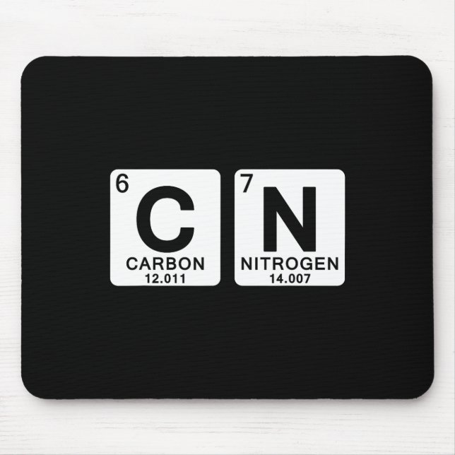 Science Periodic Table 67 Meme Teacher Funny 6 7 B Mouse Pad (Front)