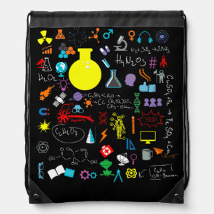 Science Physic Math Chemistry Biology Astronomy Drawstring Bag