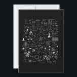 Science Physic Math Chemistry Biology Astronomy Holiday Card<br><div class="desc">Science Physic Math Chemistry Biology Astronomy</div>