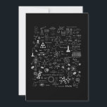 Science Physic Math Chemistry Biology Astronomy Holiday Card<br><div class="desc">Science Physic Math Chemistry Biology Astronomy</div>