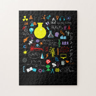 Science Physic Math Chemistry Biology Astronomy Jigsaw Puzzle