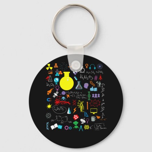 Science Physic Math Chemistry Biology Astronomy Keychain