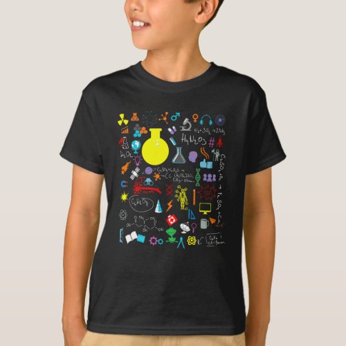 Science Physic Math Chemistry Biology Astronomy T_Shirt