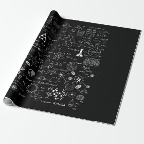 Science Physic Math Chemistry Biology Astronomy Wrapping Paper
