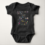 Science Physics Math Chemistry Biology Astronomy Baby Bodysuit<br><div class="desc">The perfect Gift when you Teaching Chemistry or are a Science Teacher in the school or university. A funny Science Apparel.</div>