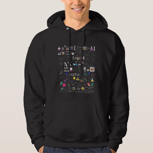 Science Physics Math Chemistry Biology Astronomy Hoodie (Front)