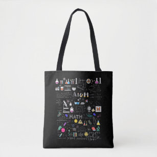 Science Physics Math Chemistry Biology Astronomy Tote Bag