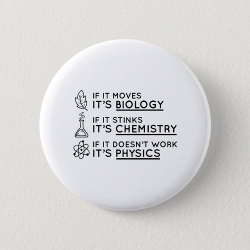 Science Pinback Button