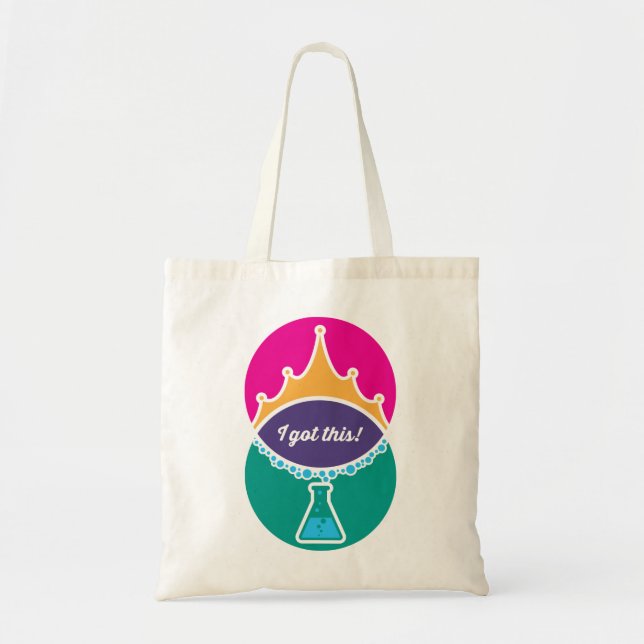 Science Princess (Bold) Basic Tote Bag (Front)