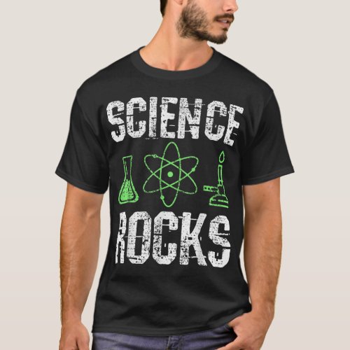 Science Rocks Biologist Chemistry Physics Teacher T_Shirt