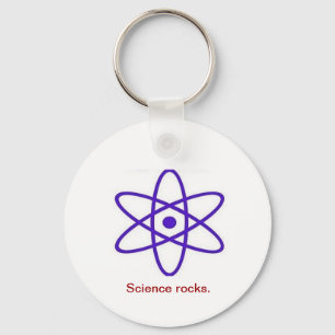 Science rocks keychain