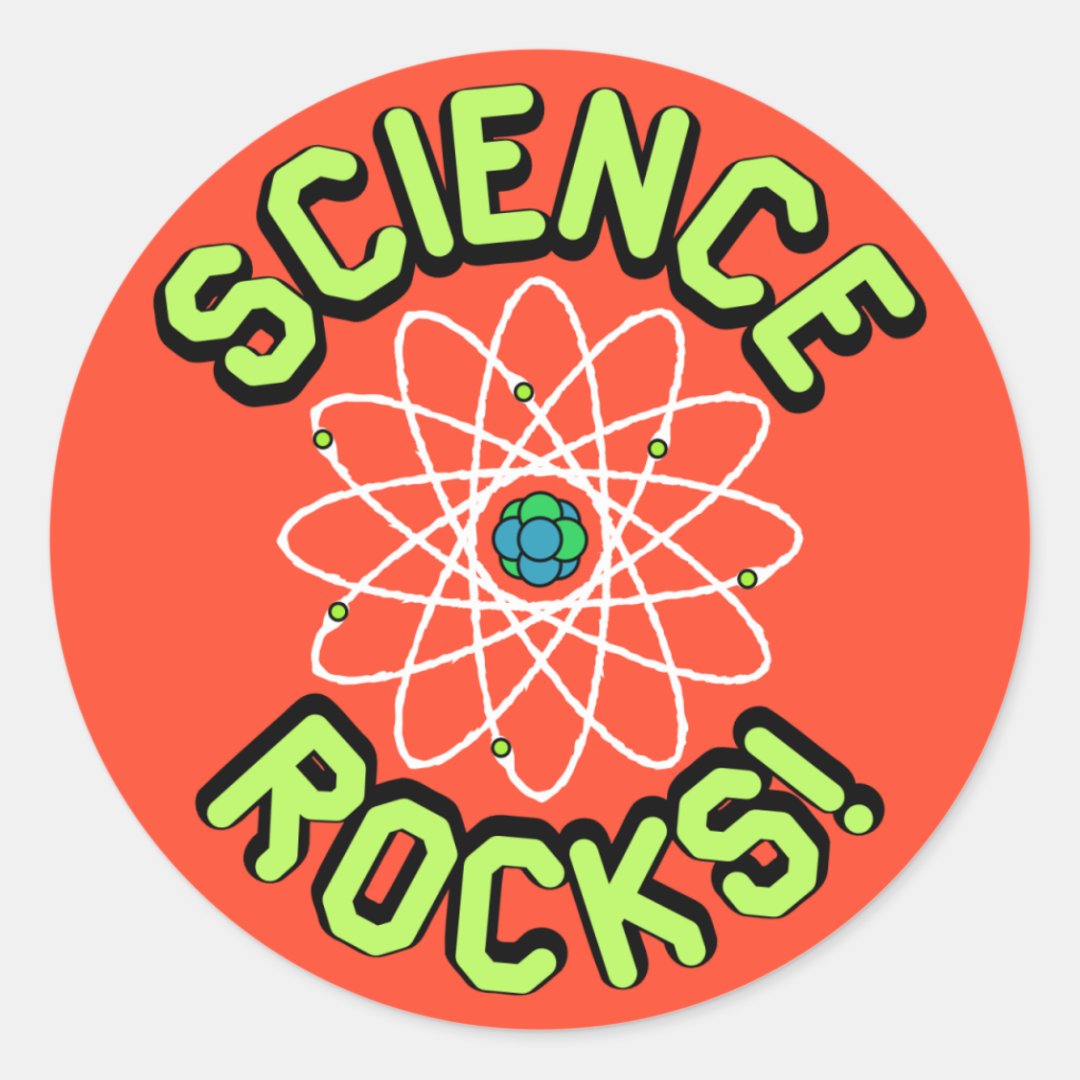 Science Rocks! Stickers Zazzle