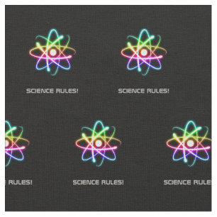 SCIENCE RULES! - Atom (001) Fabric