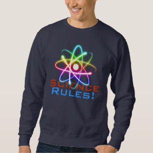 Science Rules! - Atom (001) pattern Sweatshirt