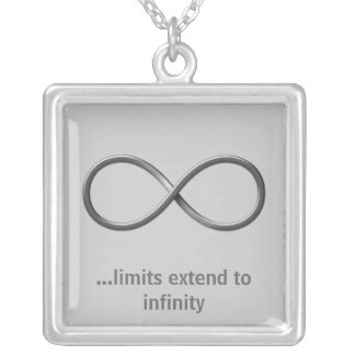 Science Rules | Infinity Geek Gifts Silver Plated Necklace