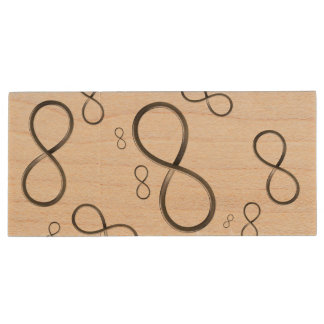 Science Rules | Infinity Geek Gifts Wood USB Flash Drive