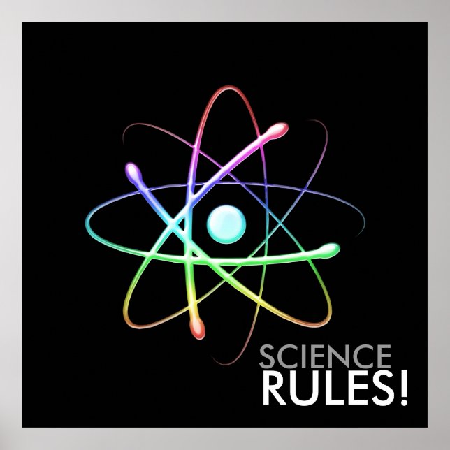 SCIENCE RULES! - unique Poster (Front)