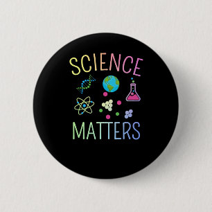 Science S - Funny Science Pun Sticker Button