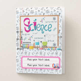 Science School Subject Pocket Folder