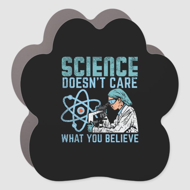 Science Scientist Car Magnet (Front)