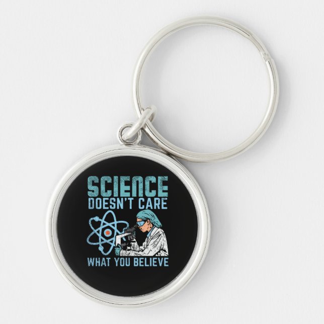 Science Scientist Keychain (Front)