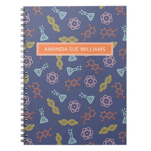 Science  Scientist _ Your Name Monogram Notebook