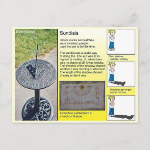 Science, Shadows and Sundials Postcard