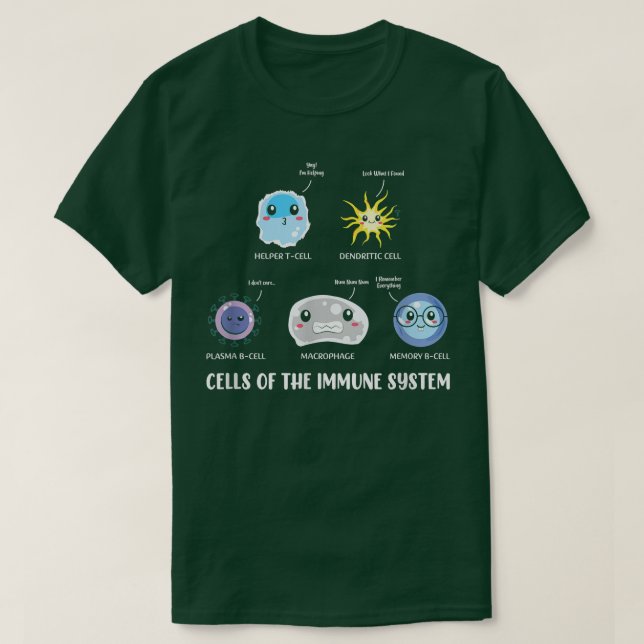 Science, Stem Immune System Cells Stem Students Ap T-Shirt (Design Front)