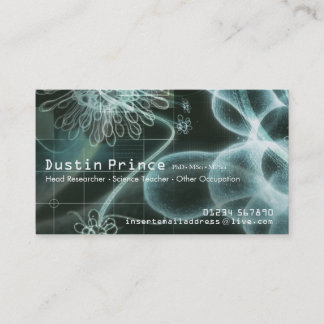 Science Style Business Card