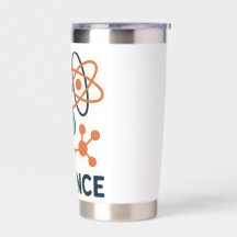 Science Subject Sticker – Flask, Molecules & Atom
