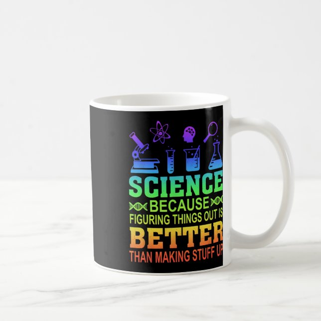 Science Teacher, Because Figuring Things Out Is Be Coffee Mug (Right)
