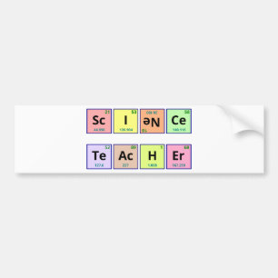 Science Teacher Bumper Sticker