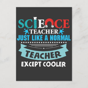 Science Teacher Chemistry Biology Magnet Test Tube Postcard
