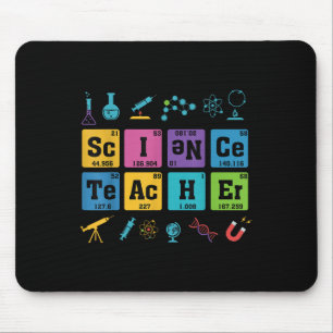Science Teacher Chemistry Elements Periodic Table Mouse Pad