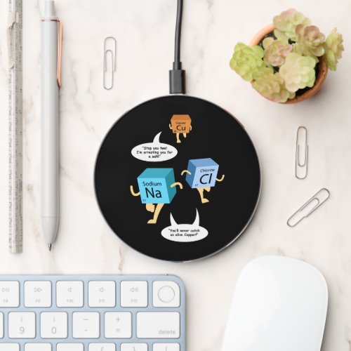 Science Teacher Chemistry Gag Wireless Charger