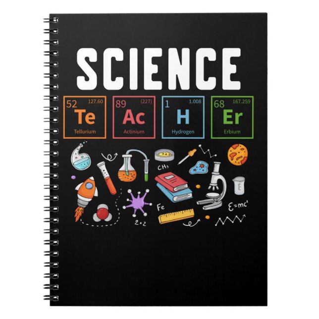 Science Teacher Chemistry Laboratory Notebook (Front)