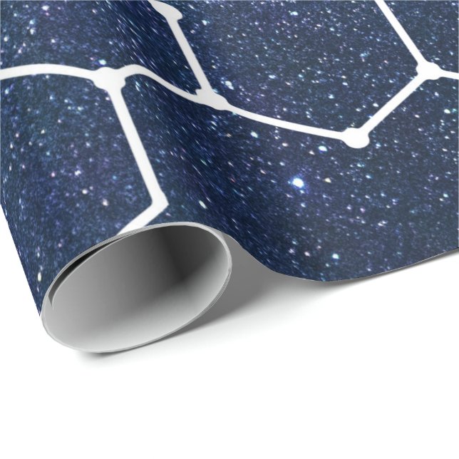 Science Teacher Chemistry Professor Navy Blue Wrapping Paper (Roll Corner)
