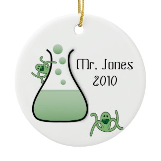 Science Teacher Christmas Ornament ornament