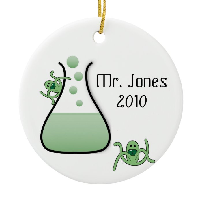 Science Teacher Christmas Ornament