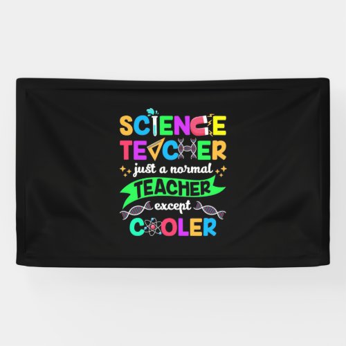 Science Teacher Cool Banner