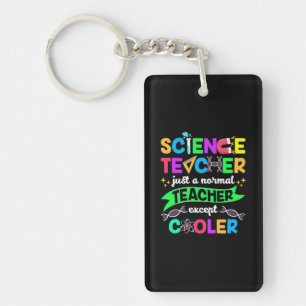 Science Teacher Cool Keychain