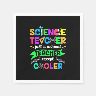 Science Teacher Cool Napkins